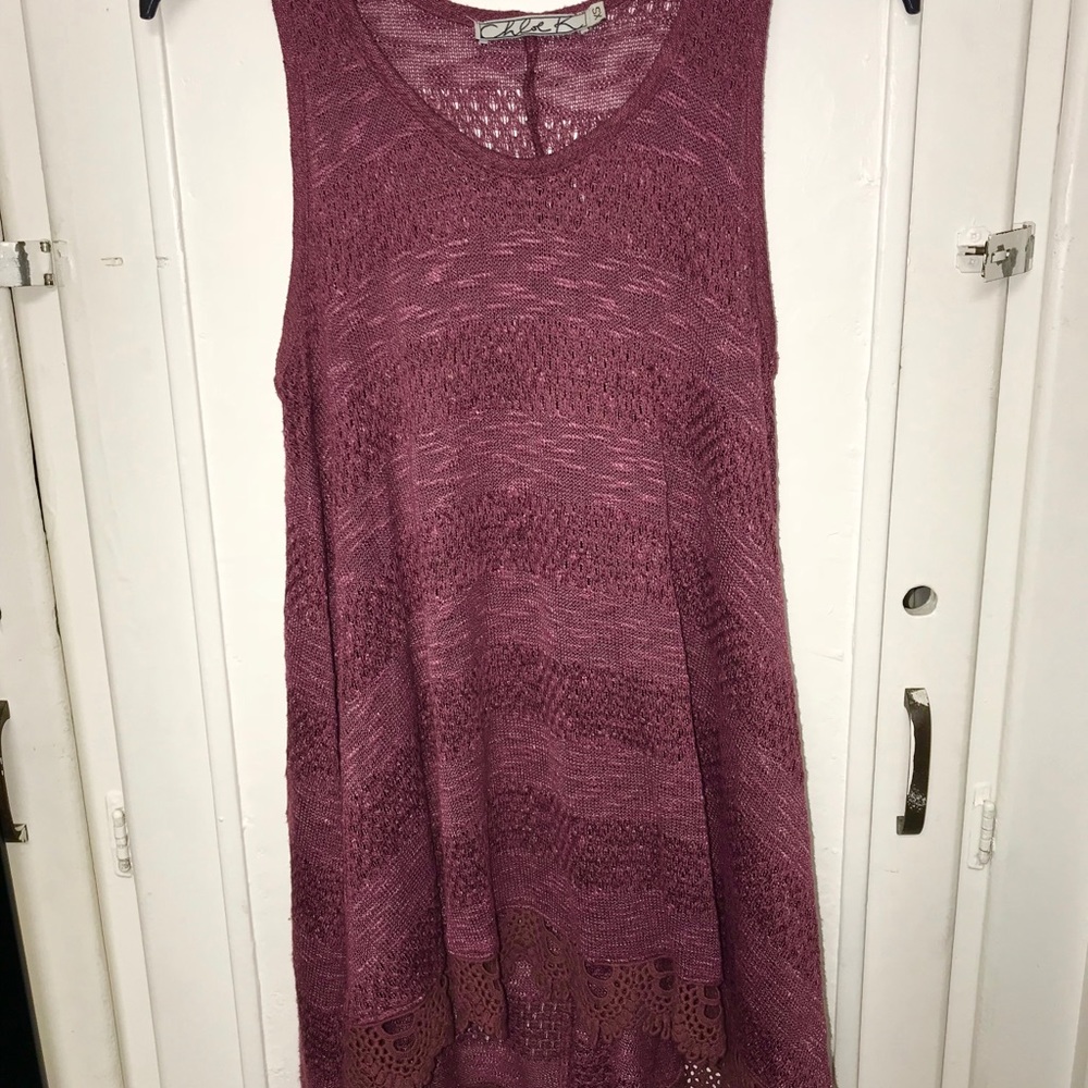 Maroon Tank top